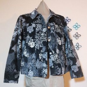Casual Floral block jacket